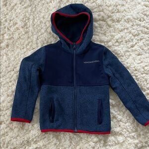 Vineyard Vines Kids Blue and Red Hoodie